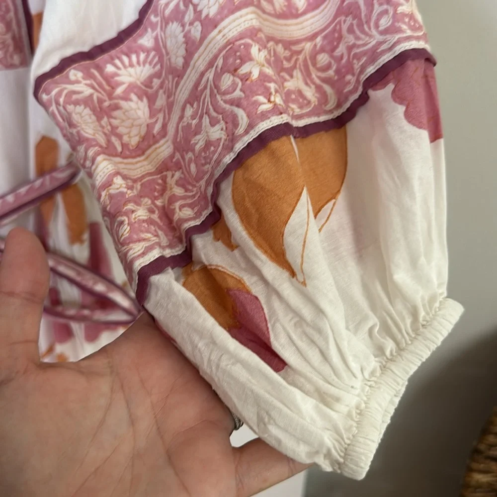 Anthropologie Sue Sartor flounce shorty dress L - Picture 9 of 16